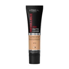 shumee Infallible 32H Matte Cover Foundation dlhotrvajúci matujúci základ 135 teplý podtón/vanilka 30 ml