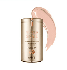 shumee Golden Snail Intensive BB Cream Anti-Wrinkle Whitening SPF50+ protivráskový BB krém so slimačím slizom Natural Beige 45g