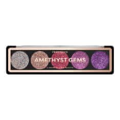 shumee Paletka očných tieňov Amethyst Gems Paleta 5 očných tieňov