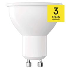 EMOS LED žiarovka Classic MR16 / GU10 / 6,1 W (45 W) / 560 lm / teplá biela / stmievateľná