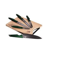 Berlingerhaus Súprava nožov + doska 6 ks Emerald Collection BH-2706