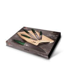 Berlingerhaus Súprava nožov + doska 6 ks Emerald Collection BH-2706