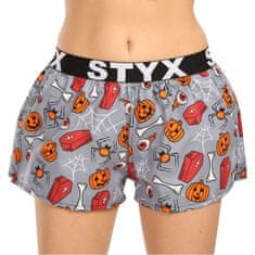 Styx Dámske trenky art športová guma Halloween rakvy (T1752) - veľkosť XL