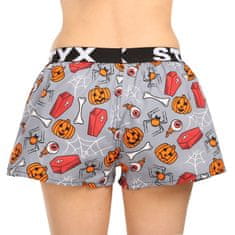 Styx Dámske trenky art športová guma Halloween rakvy (T1752) - veľkosť XL