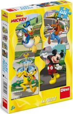 DINO Puzzle Mickey a priatelia v meste 4x54 dielikov