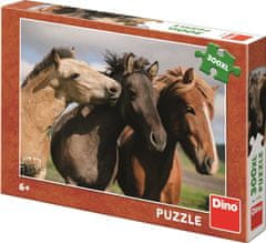 DINO Puzzle Farebné kone XXL 300 dielikov