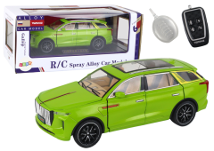 shumee Hliníkový model RC auta 1:24 C Farba zelená