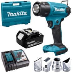 Makita 18V akumulátorový horák, 150-550 °C, 150/220 l/min, 1x5Ah Makita DHG181RT