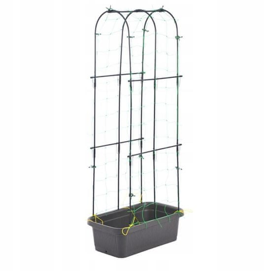 Focus Garden Kvetináč + Stojan Na Pestovanie Uhoriek Cucu Grow Box 60X30X178Cm