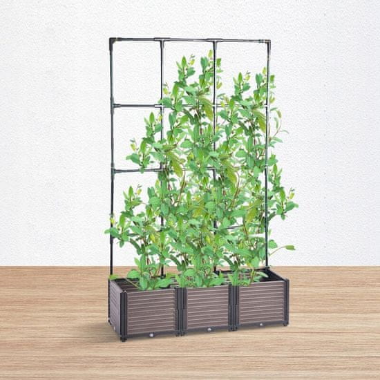 Focus Garden Pestovateľský Box + Plochý Stojan Grow Flat Set L 126X42X180Cm