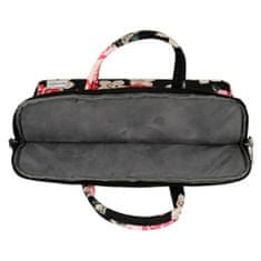 MG Wonder Briefcase taška na notebook 15-16'' black and roses