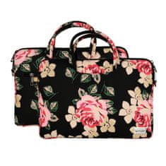 MG Wonder Briefcase taška na notebook 15-16'' black and roses