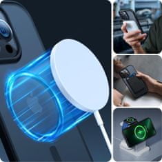 Tech-protect Magmat MagSafe kryt na iPhone 15 Pro, tmavomodrý