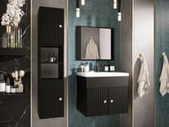 Veneti Kúpeľňová zostava SILVINO 3 - čierna + umývadlo ZDARMA