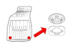 Stingray Gumové 3D koberce (TPE), HONDA CR-V (2006-2012), Stingray