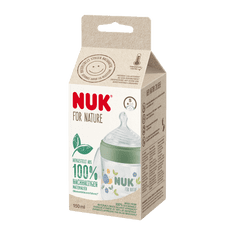 Nuk for Nature fľaša s kontrolou teploty 150 ml zelená