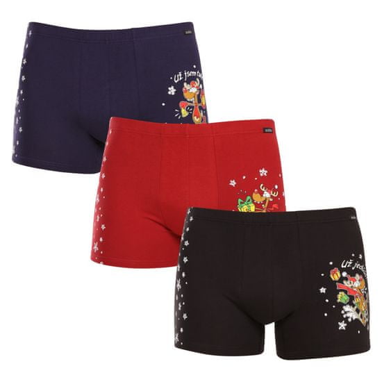 Andrie 3PACK pánske boxerky viacfarebné (PS 5779)