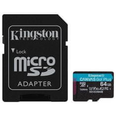 Kingston Paměťová karta microSDXC 64GB SDCG3/64GB