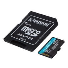 Kingston Paměťová karta microSDXC 64GB SDCG3/64GB