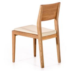 Dřevěná jídelní židle Alpi ARON chair dub-224, Wild oak, kůže-905