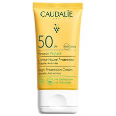 Caudalie Ochranný pleťový krém na opaľovanie SPF 50+ Vinosun (High Protection Cream) 50 ml