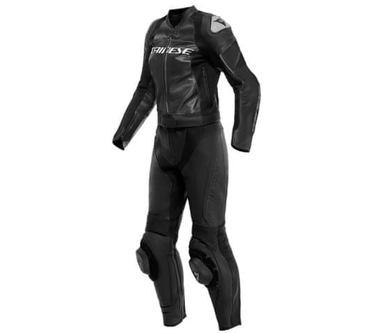 Dainese Dámska kombinéza na moto Mirage 2PCS suit black/black/white