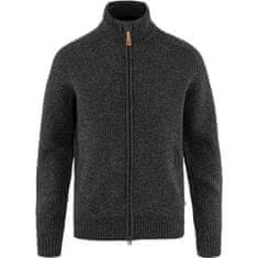 Fjällräven Övik Zip Cardigan Knit M, tmavo sivá, s