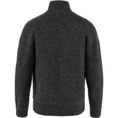 Fjällräven Övik Zip Cardigan Knit M, tmavo sivá, s