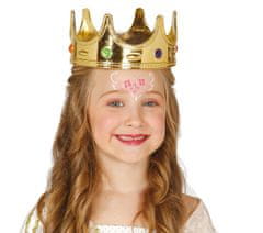 Guirca Detská koruna pre kráľovnú zlatá