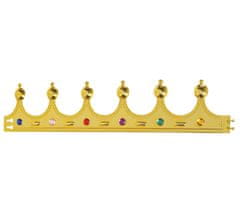 Guirca Detská koruna pre kráľovnú zlatá