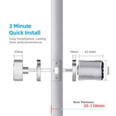 BOT  Inteligentný zámok pre kľukový mechanizmus strieborný