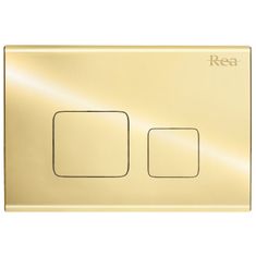 REA splachovacie tlačidlo pre podomietkové rámy Rea, svetlá zlatá, REA-E9853