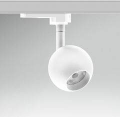 Century CENTURY Svietidlo pre 3fázovú lištu REGIA SHOP MINI SPHERE biela LED 10W 3000K CRI90 UGR16