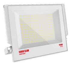 Century CENTÚRY LED reflektor SIRIO SLIM BIELÝ 150W 4000K 110d 303x366x34mm IP66 IK08