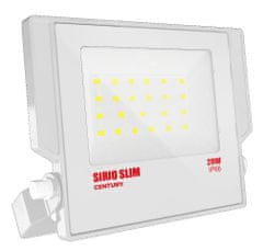 Century CENTÚRY LED reflektor SIRIO SLIM BIELÝ 20W 4000K 110d 147x160x28mm IP66 IK08