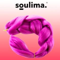 Soulima Syntetické vlasy vo vrkočoch - fialové
