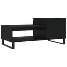 Vidaxl Konferenčný stolík čierny 100x50x45 cm spracované drevo