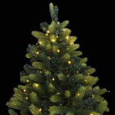 Vidaxl Umelý výklopný vianočný stromček s 300 LED 180 cm