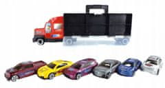 Luxma nákladné auto s autami kovové autá príves 997cz