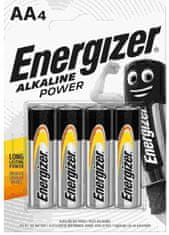 Luxma 4x alkalické batérie aa 1,5 v energizer power lr6