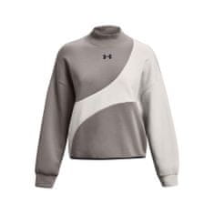 Under Armour Mikina sivá 173 - 177 cm/L Unstoppable Flc Crop Crew