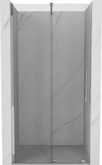 Mexen Velar, posuvné dvere do otvoru 100x200 cm, 8mm číre sklo, chrómový profil, 871-100-000-01-01