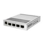 Switch CRS305-1G-4S+IN Dual Boot (SwitchOS, RouterOS) L5, 4x SFP+