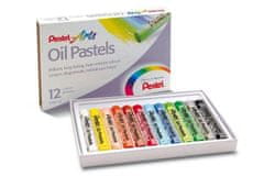 Pentel Olejové pastely Artist 12 ks