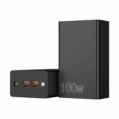 BOT BOT Vysokokapacitná powerbanka P13 50000mAh 100W, čierna