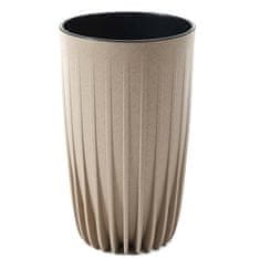 ModernHome Donica Stripped Wysoka ECO coffee latte 30xh51 cm