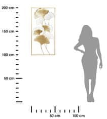 ModernHome Nástenná dekorácia Ginko 50x100 cm