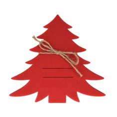 ModernHome Príborový kufrík Vianočné stromčeky červené 4 ks