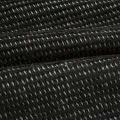 ModernHome Prikrývka AMBER 150x200 cm čierna