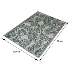 ModernHome Podlahová rohožka zelené listy 120x180 cm